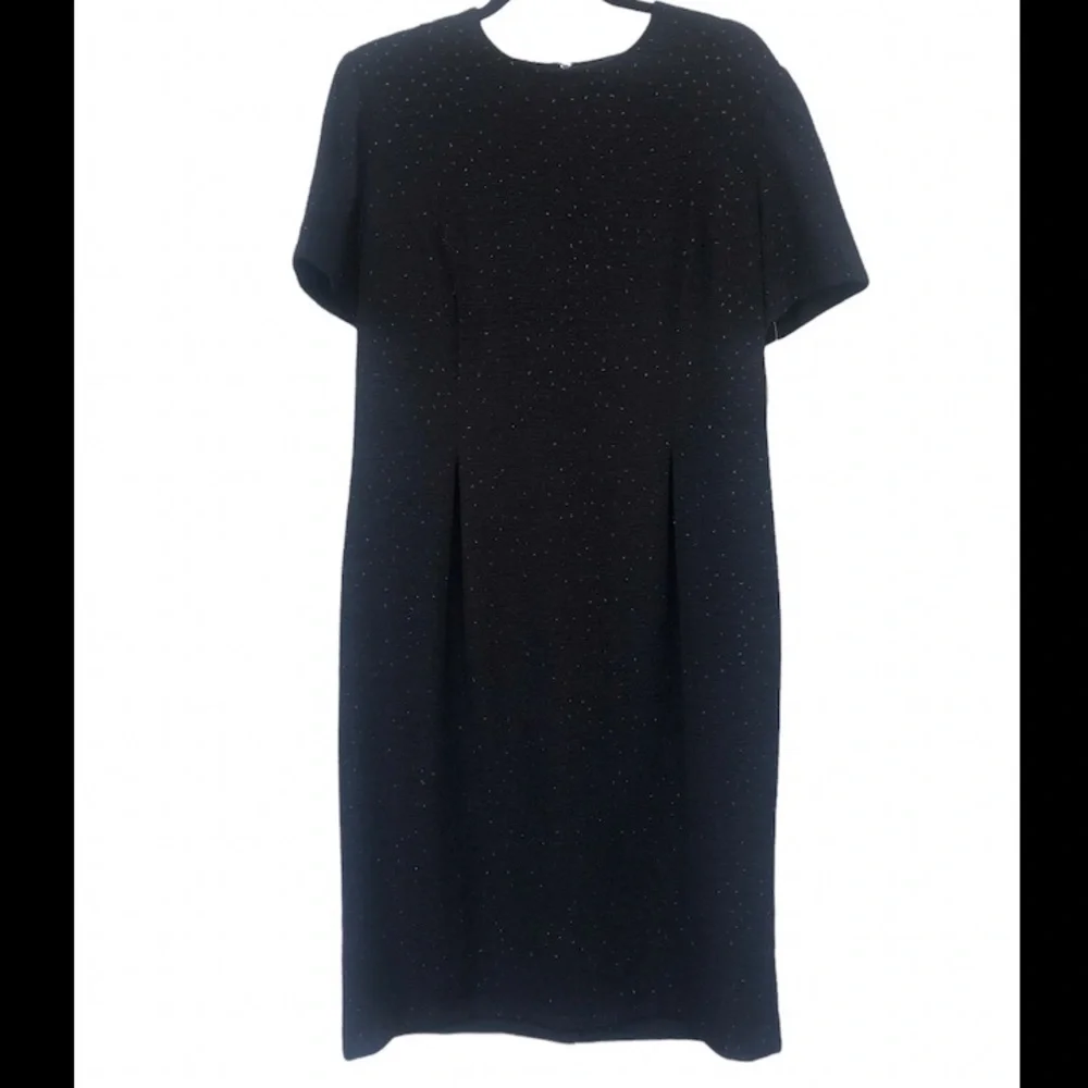 NWT Leslie Fay sequin sheath dress L 14